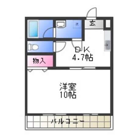 ポポラート泉の物件間取画像